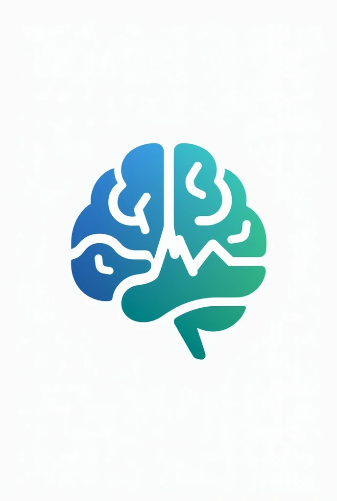 create a logo of a brain with electroencephalogram