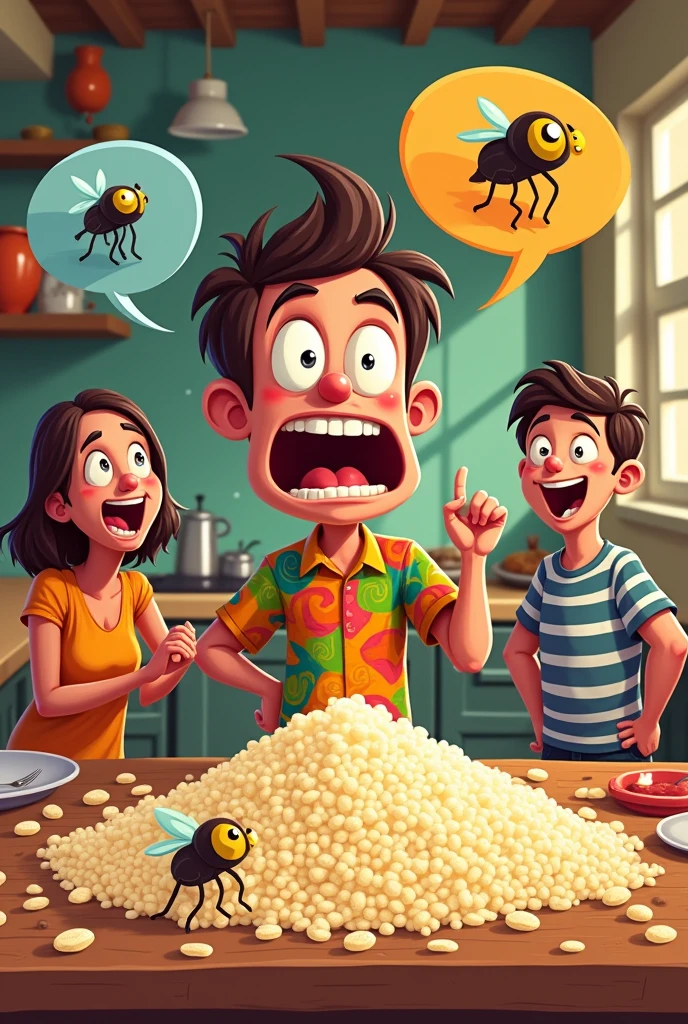 shitting on your friend's plate of rice and beans