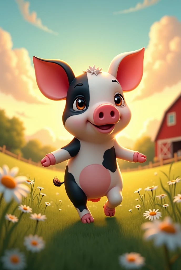 a pig and a cow mixed together
