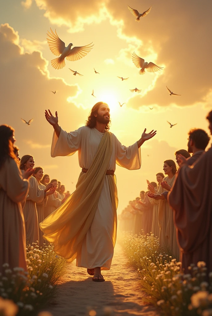 The coming of Jesus