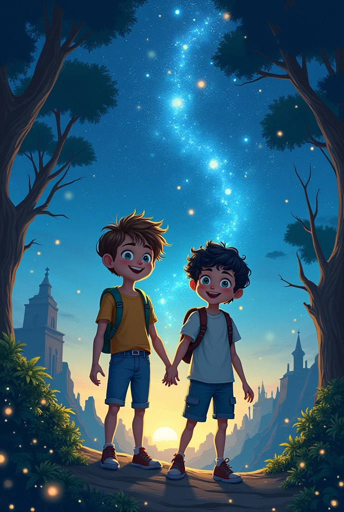 Decorate this title : Max and Leo: The mission of the lost stars