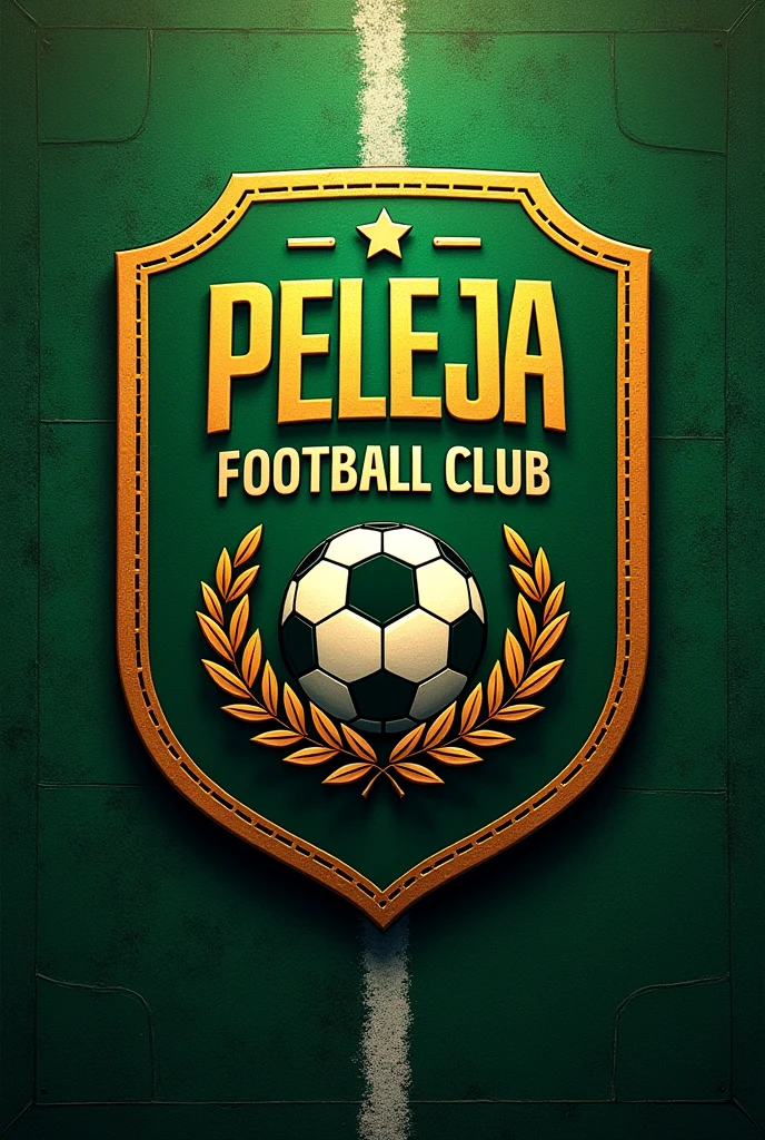 Football shield with the name Peleja Football Club