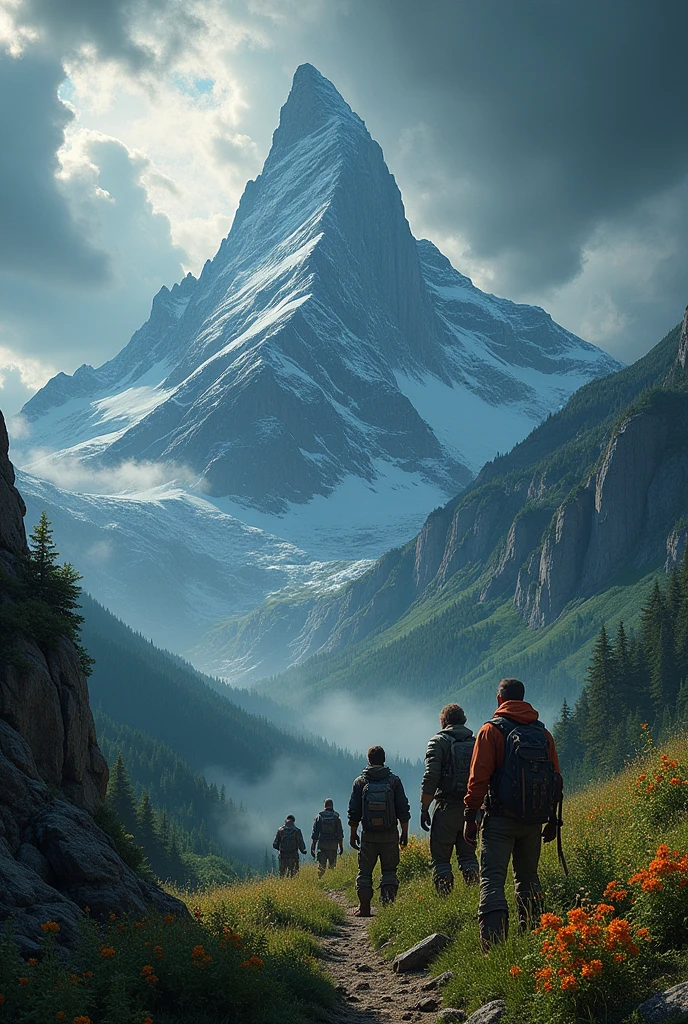 Chaos Mountain seen from below