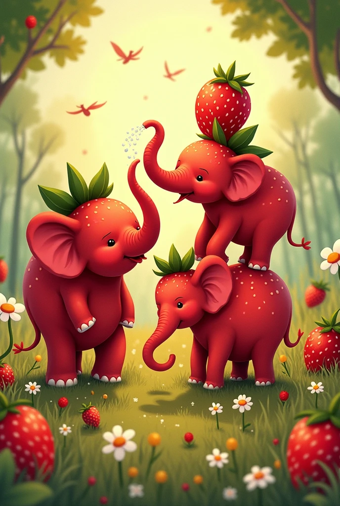 strawberry elephant family