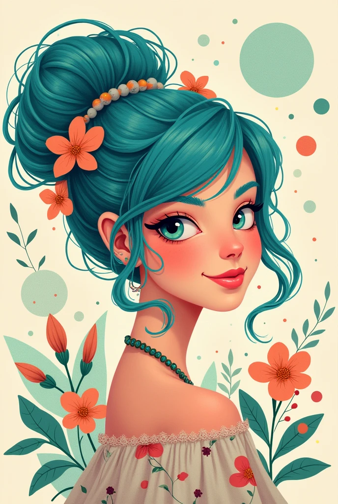 female illustration style gabi vasko
