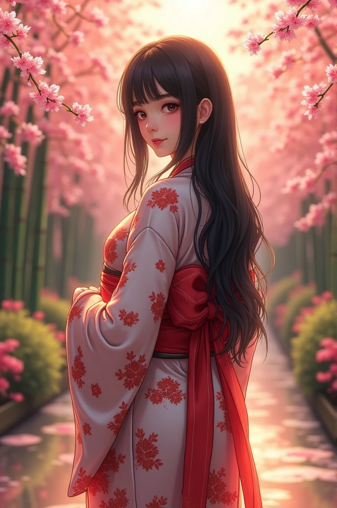 Make a Japanese girl with big tits and ass