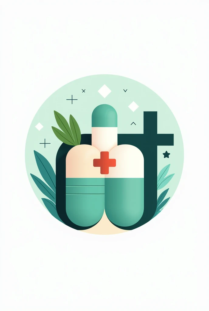 logo for a drugstore with more initials PT
