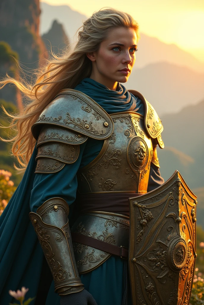 Warrior defender of a goddess