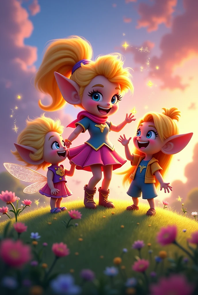 Tristana gang bang with lulu and lux