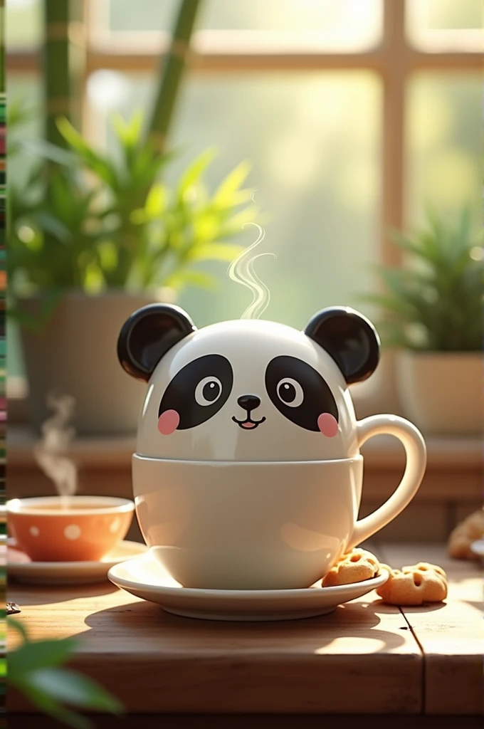 Create a post about a panda mug to sell it