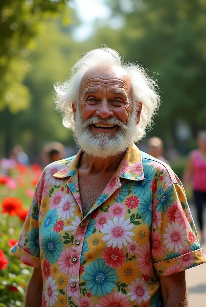 Old man, big boobs
