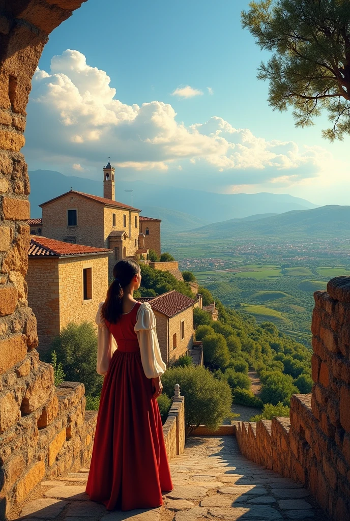 sicilian, centuripe, Overlooking
