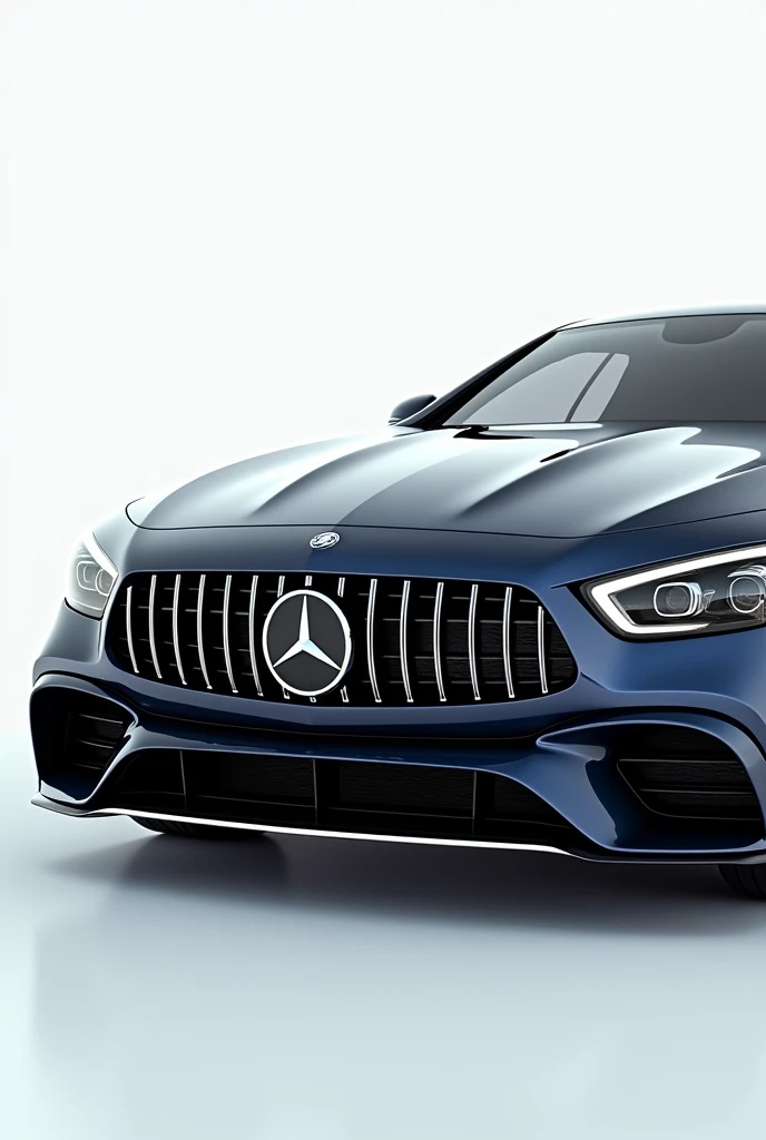 A close up of a Mercedes Bnez car with a white background, gorgeous, 3D Render de Jerma 9 8 5, Representation, artistic rendering, 8k 3D, 8k3d, 8k 3 d, Without hood | | realistic shading, kodakchromo : : 8k, front angle, 3d rendering n - 9