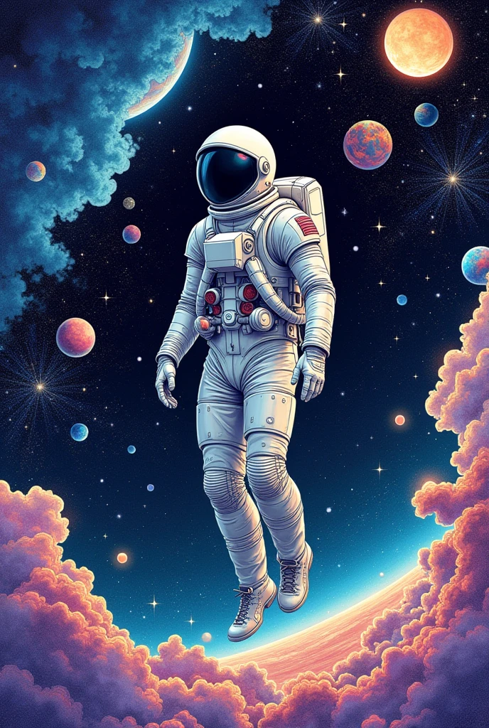 Interstellar and White Movie Coloring Page