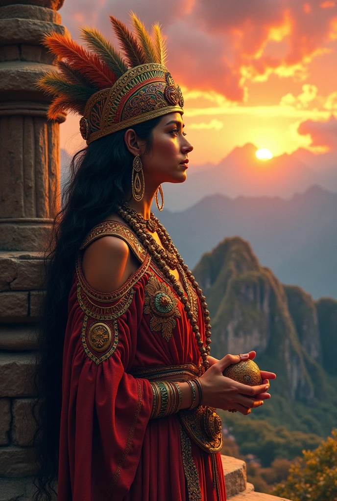 I want an image that represents the science of psychology in the Inca culture. I want to see more of psychology. 