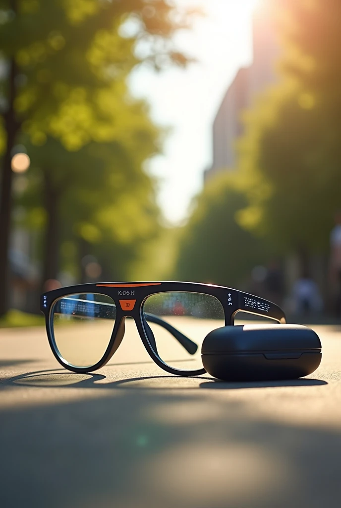 Make a picture of glasses for the
