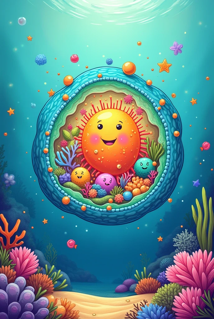 What is endosymbiosis drawings for children
