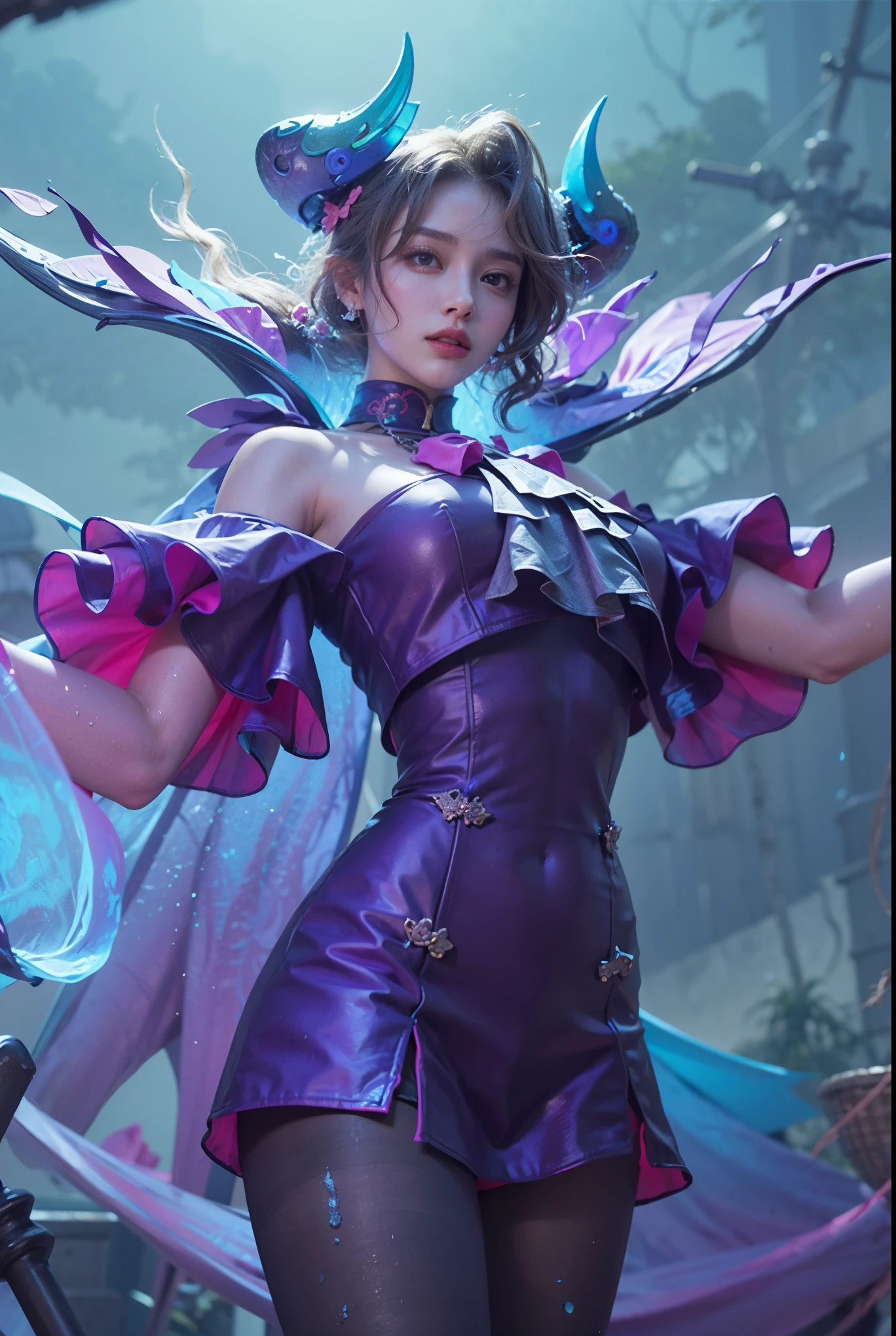 a close up of a girl , detailed strands of hair , big booobs , shadowbringers cinematic, 4 k detail fantasy, a beautiful fantasy empress, game cg, xianxia fantasy, xianxia hero, 2. 5 d cgi anime fantasy artwork, cinematic goddess close shot, ruan jia and artgerm, wow 4 k detail fantasy, hyper-detailed fantasy character, high definition, hyper- detailed,perfect, fantastic, detailed facial and body skin texture, detailed vagina (pussy), detailed eyes . ultra realistic, ultra detailed