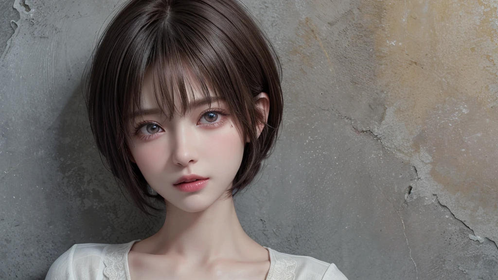 (masterpiece:1.3), ( Highest quality: 1.4),
Cinema Lighting,
(((1 person))), Beautiful Face, (Realistic Face),
Beautiful hairstyle, (short hair :1.5),
Realistic eyes, Beautiful attention to detail,
(Realistic Skin), Beautiful Skin,
(blouse),
Absurd, Charm,
Ultra-high resolution, Ultra-realistic, Very detailed,
Golden Ratio,
office Street,