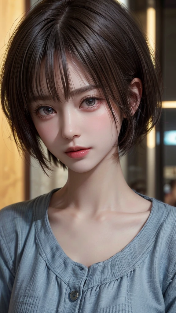 (masterpiece:1.3), ( Highest quality: 1.4),
Cinema Lighting,
(((1 person))), Beautiful Face, (Realistic Face),
Beautiful hairstyle, (short hair :1.5),
Realistic eyes, Beautiful attention to detail,
(Realistic Skin), Beautiful Skin,
(blouse),
Absurd, Charm,
Ultra-high resolution, Ultra-realistic, Very detailed,
Golden Ratio,
office Street,
