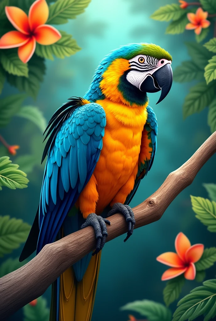 Avatars for an e-commerce store, with a macaw