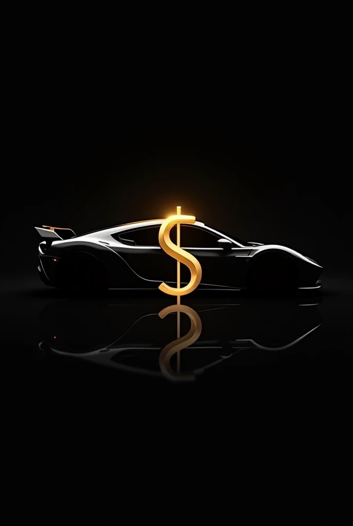 Make a logo for a billionaire car brand whose logo is a dollar sign