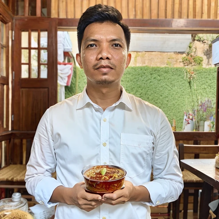 (masterpiece, best quality:1.2), 1man, solo, indonesian, 34 year old