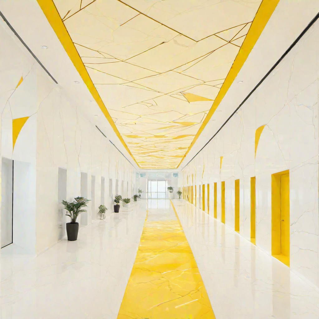 Perfect White-Yellow Heavenly Building - SDXL v1.0