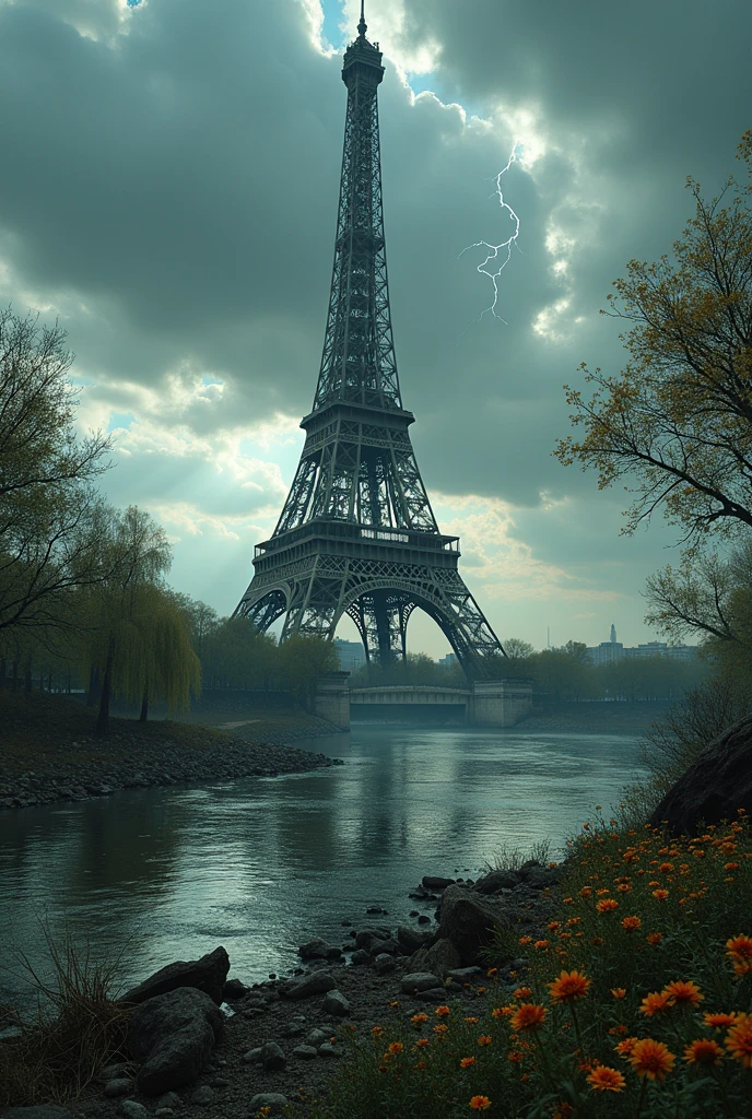 Eiffel Tower destroyed