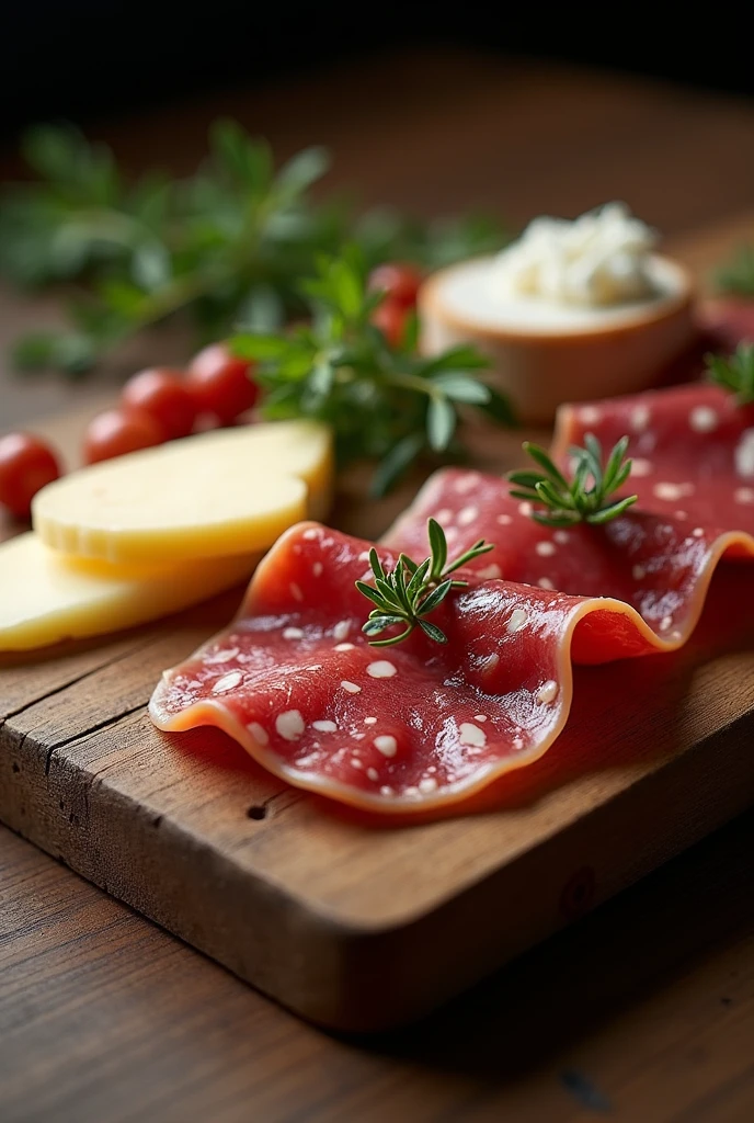 Logo of charcuterie with the name of duime