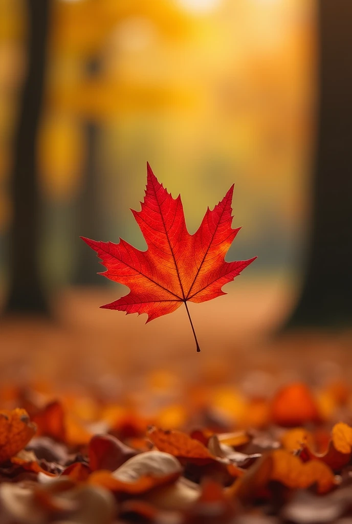A red leaf 