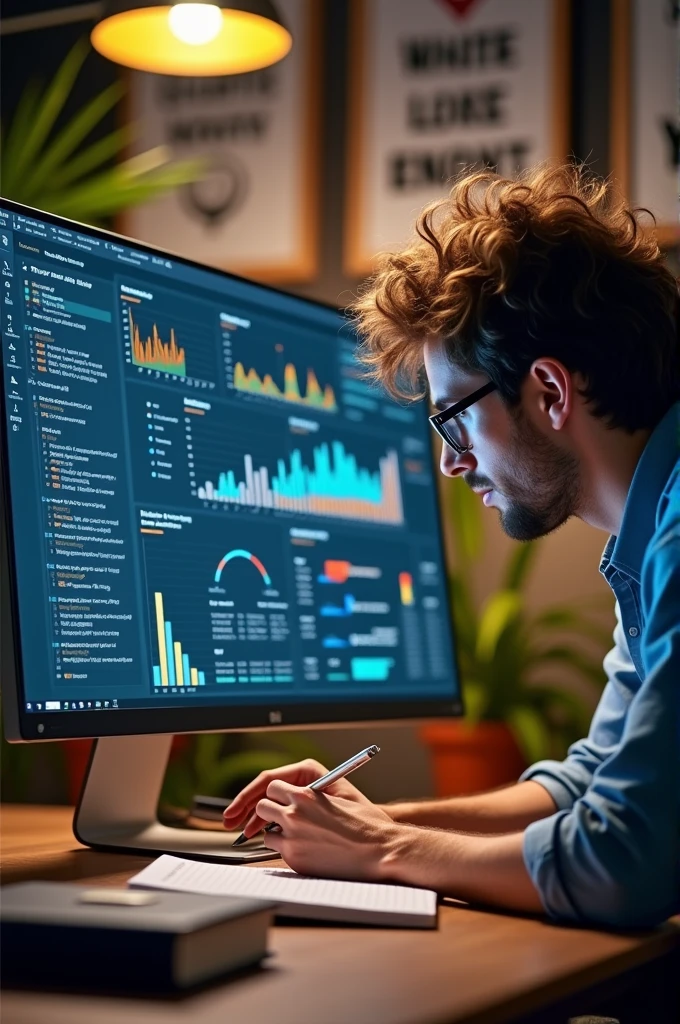 Keyword research in computer screen
