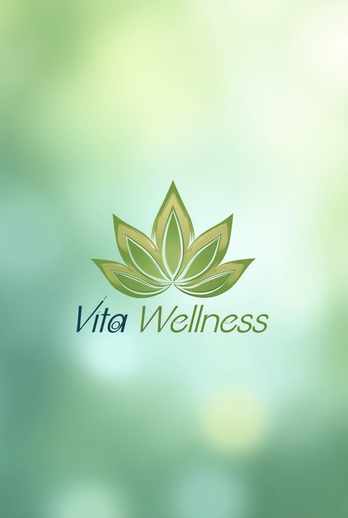 Design a logo for a comprehensive wellness center called Vita Wellness, let it be 100% elegant and creative, striking, unique and special that is extraordinary, that generates a reminder.