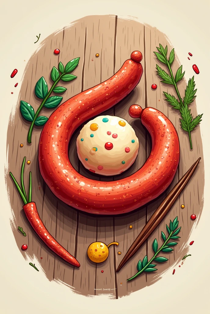 Logo of a bistro called duime of chorizos and mochis, 