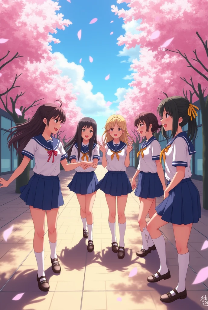 It's beautiful and pure、Japanese high school girls showing lots of skin