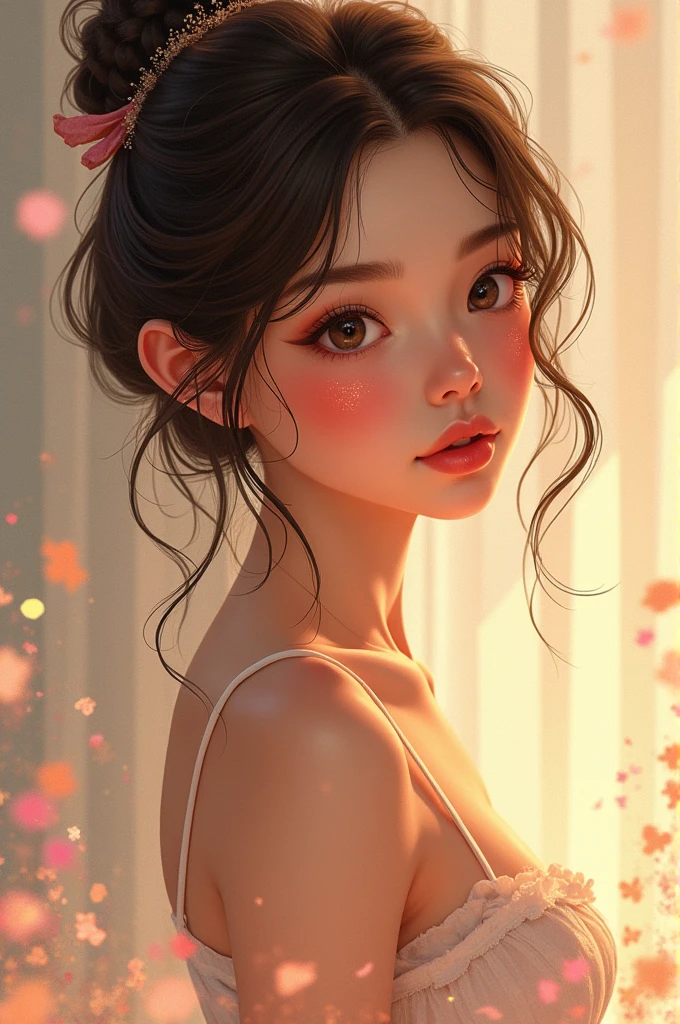 (One beautiful girl beauty、Sheena Mahero、18year、Brown eyes(HD eyes、beautiful eyes、light in the eyes)、Extremely high accuracy、featuring.hiquality、Top quality、And souls、2d、Long grained blonde skin、Red cheeks、red ears、annoying、During the naughty fantasies、beautiful small breasts)、Close representation of one person、Full body like、
naked body naked body naked