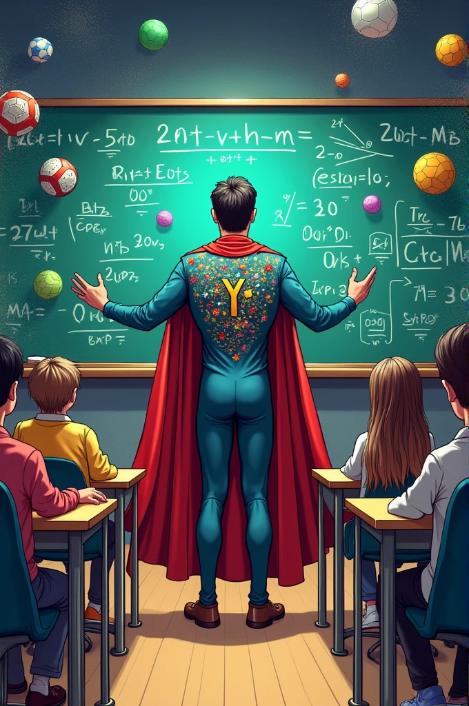 Math teacher as superhero