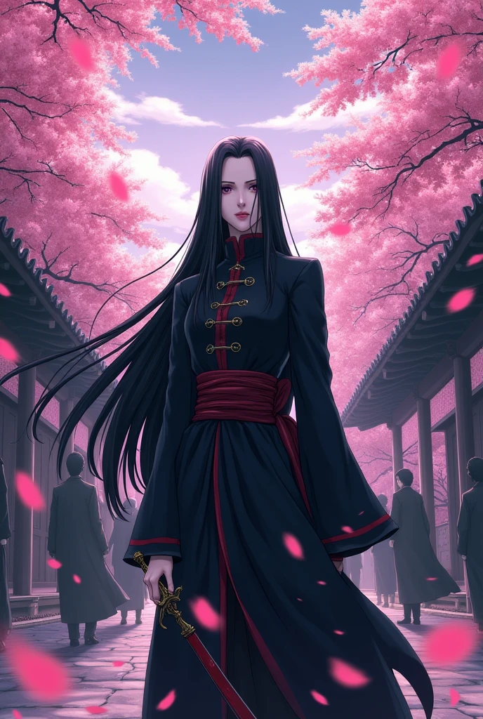 illumi Zoldyck as captain of gotei 13