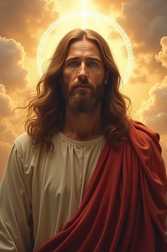 Jesus looking at the camera