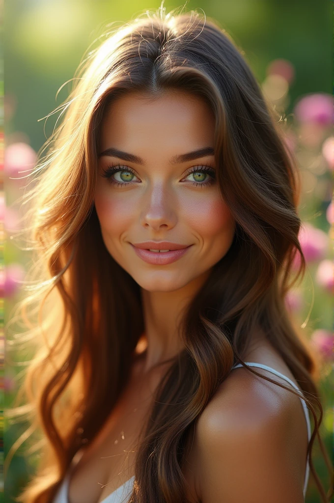 Head of a beautiful woman