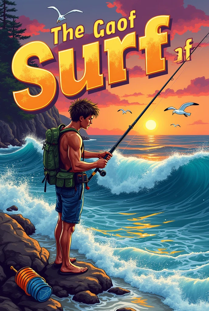 letters that say . The goat of surf style fishing
