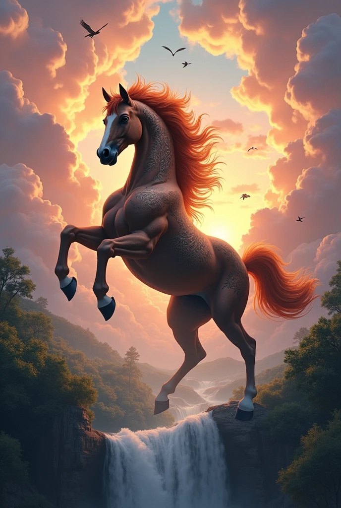 The Rise of the Centaur from the Clouds