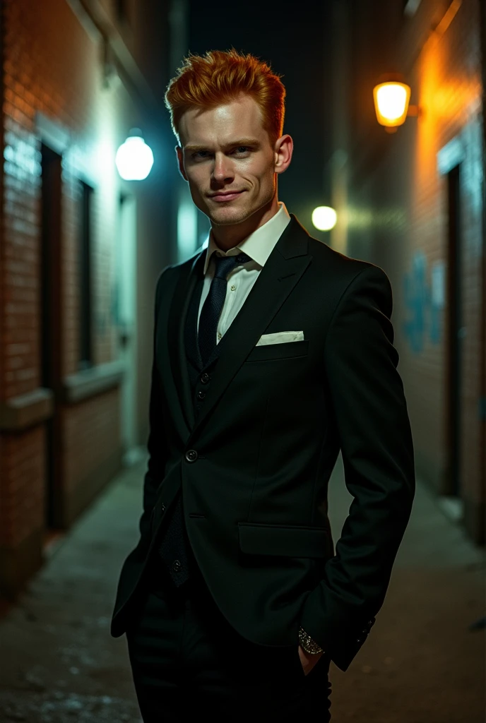 Jerome is tall, pale, has short ginger hair, famously portrayed by Cameron Monaghan,Gotham TV series,Jerome is tall, pale, has short ginger hair, famously portrayed by Cameron Monaghan,face,photo