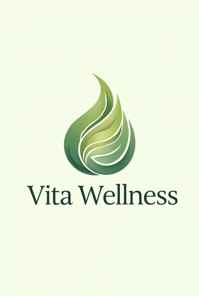 Design a logo for a comprehensive wellness center called Vita Wellness, let it be 100% elegant and creative, striking, unique and special that is extraordinary, that generates a reminder.