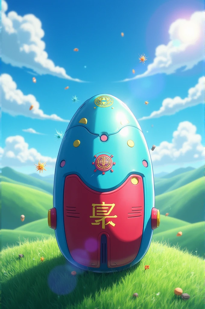 An image of a hoi poi capsule from dragon ball z kakarot