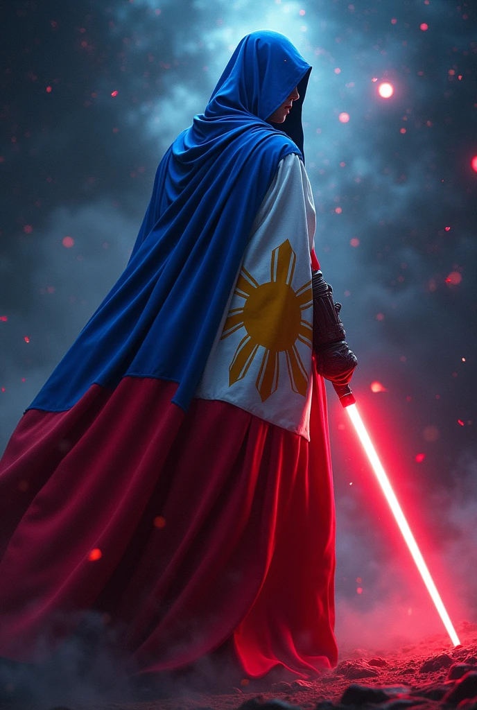 Philippine flag as a sith lord