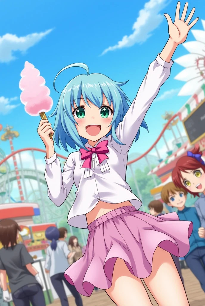 of anime enjoying