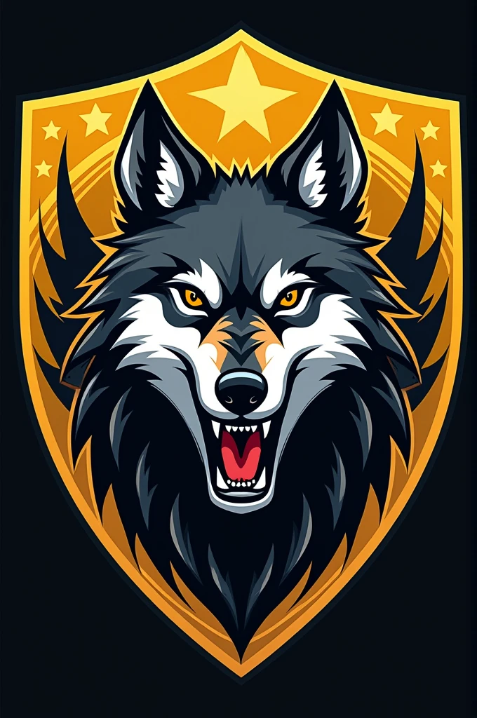 Create a wolves football team shield PNG