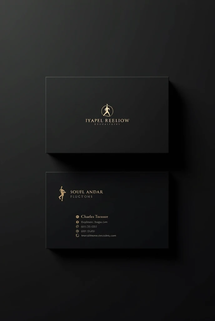 Business card for physical education and bodybuilding teacher in minimalist black and white format Soft and delicate art 
