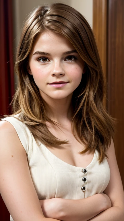 ((( by Stefanie Scott:0.9))) ((( face of Emma Watson:0.9))), posing for photo